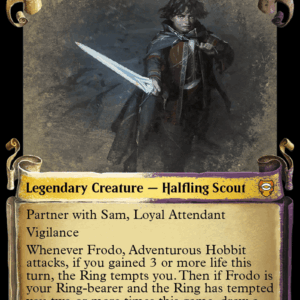 Frodo, Adventurous Hobbit (Scroll Showcase)