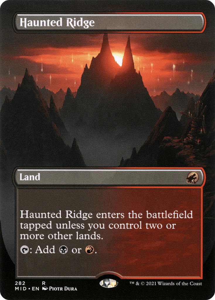 Haunted Ridge (Borderless) – La Cripta – Singles de Magic the Gathering