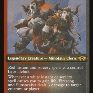 Firesong and Sunspeaker (FOIL Etched)