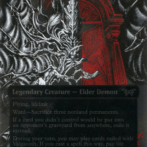 Valgavoth, Terror Eater (Textured Double Exposure FOIL)