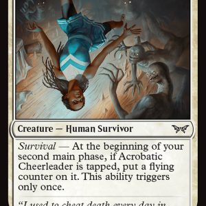 Acrobatic Cheerleader