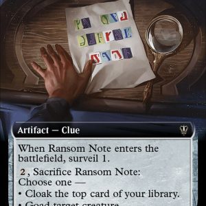 Ransom Note (Extended Art)