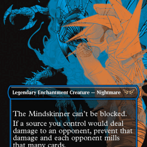 The Mindskinner (Borderless Double Exposure)