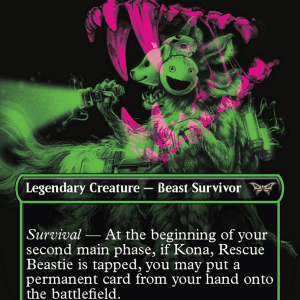 Kona, Rescue Beastie (Borderless Double Exposure FOIL)