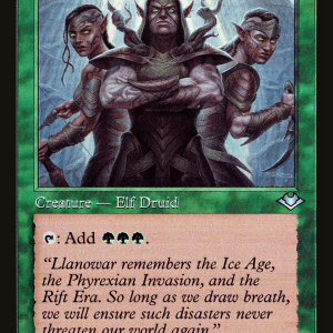 Llanowar Tribe (Retro Frame FOIL)