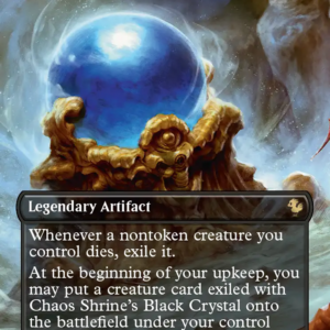 Chaos Shrine's Black Crystal (Borderless FOIL)